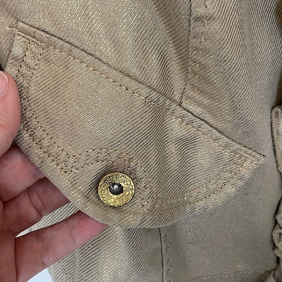 LANE Bryant Zip Front Linen Cotton Jacket Size 18 - Picture 6 of 10